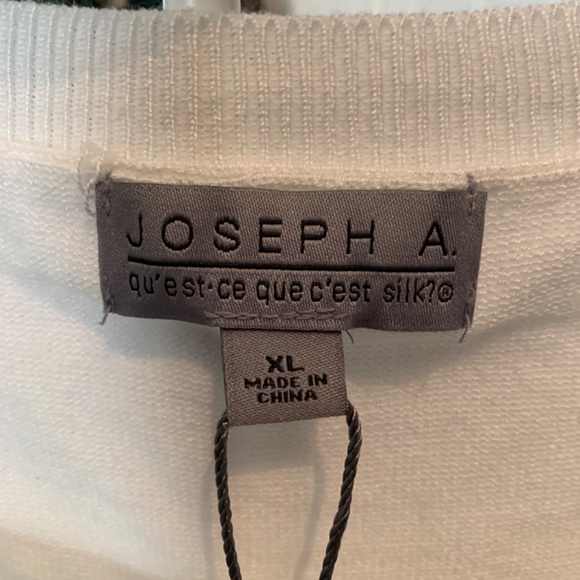 Joseph A.‎ Square beck striped sweater. NWT. Retail 58 - Picture 2 of 6